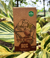 Eighty percent copoazu dark chocolate bars manufacturing company to the global B2B distribution and food suppliers